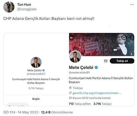 K Y N Delisi On Twitter Rt Trhaber Chp Adana L Gen Lik