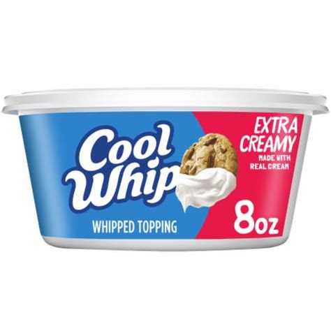 Cool Whip Extra Creamy Whipped Cream Topping, 8 oz - Kroger