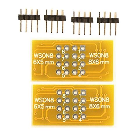 2PCS Programmer Adapter Programmer Transfer Board WSON8 to DIP8 ...