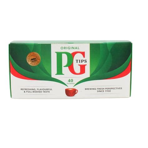 Pg Tips Original 40 Ct Tea Bags Pack Of 2