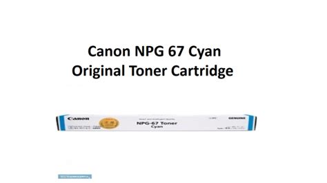 Canon Npg Cyan Original Toner Cartridge Lazada Ph