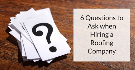 Questions To Ask When Hiring A Roofing Company Driftwood Builders