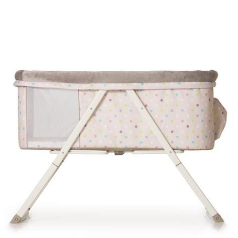 Berceau Lit Pliant Dreamer HAUCK Beige Dots Fonction Balancelle