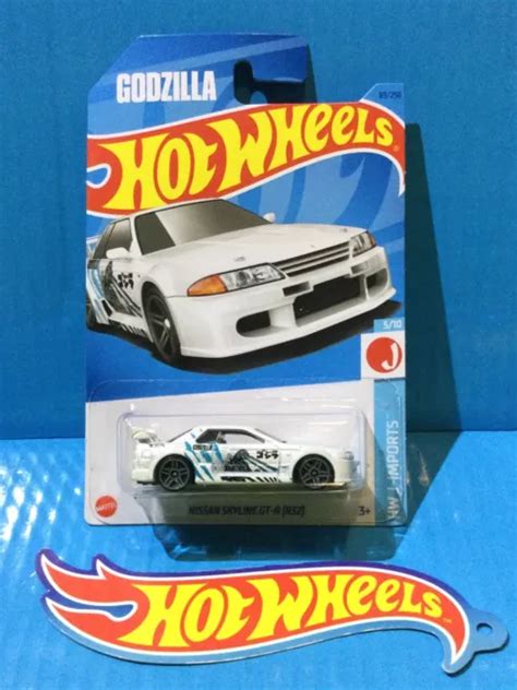 Hot Wheels Nissan Skyline Gt R R Godzilla J Imports White Jdm L C Picclick Uk