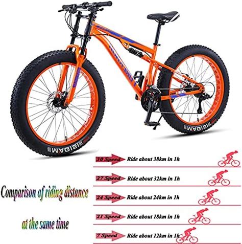 NENGGE 26 Inch Fat Tire Hardtail Mountain Bike For Men And Women Dual