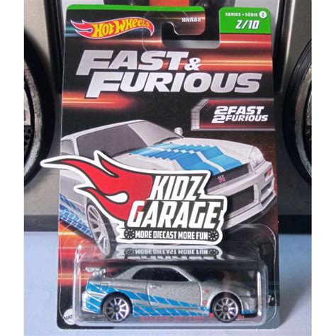 Jual Hot Wheels Fast Furious Nissan Skyline Gt R Bnr Wave Shopee Indonesia