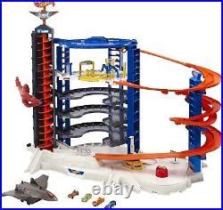 Car Track Set Hot Wheels Track Set With Scale Toy Cars Super Ultimate Garage