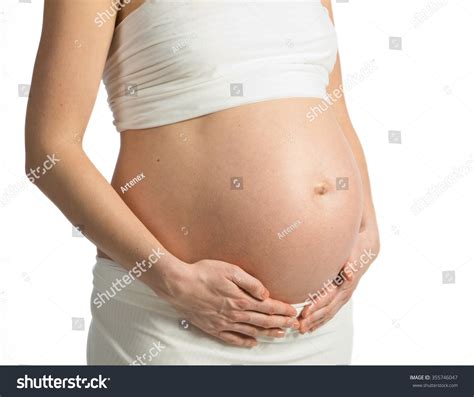 Pregnant Naked Belly Images Stock Photos Vectors Shutterstock