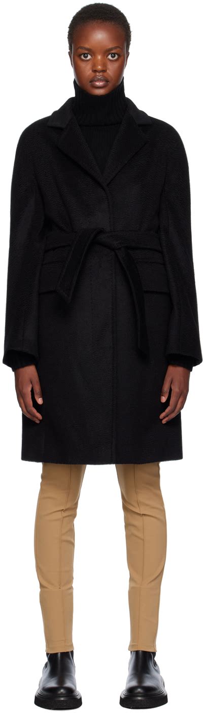 Manteau Bingo Noir Max Mara En Solde