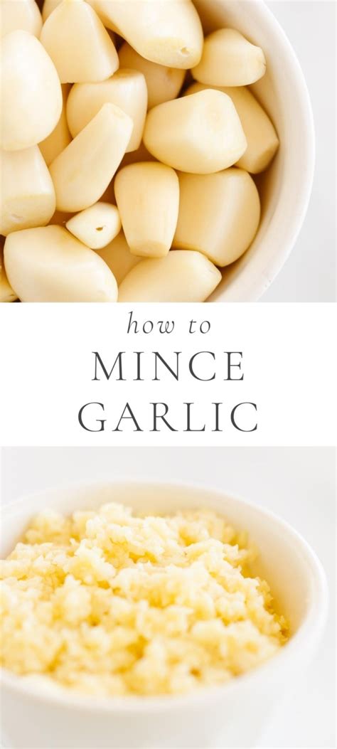 How to Mince Garlic | Julie Blanner