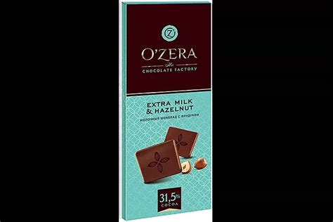 Купить Шоколад молочный Extra milk & Hazelnut «OZera», 90 г по лучшей ...