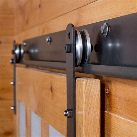 Low Clearance Barn Door Hardware A Solution For Small Home Interior