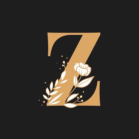 Botanical Capital Letter Z Vector Free Image By Rawpixel Tvzsu