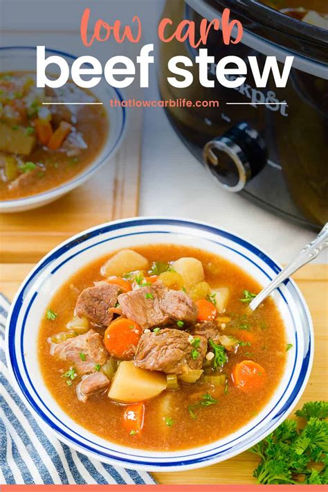 Keto Crockpot Beef Stew That Low Carb Life