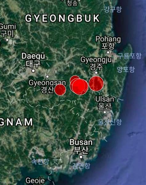 Follow The Latest News Busan Hit By 5 1 Magnitude Earthquake