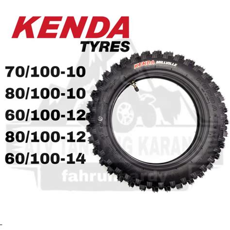 Kenda Tyres With Inner Tube For Ktm Koshine Nrg Nrg