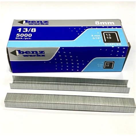 Jual Isi Staples Paku Tembak 13 4 13 6 13 8 Stapler Perekat BENZ 13 8