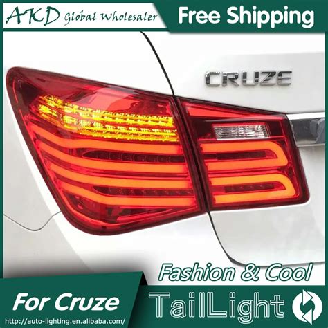 AKD Styling for Chevrolet Cruze Tail Lights New Cruze Sedan LED Tail Light GLK LED Rear Lamp DRL ...