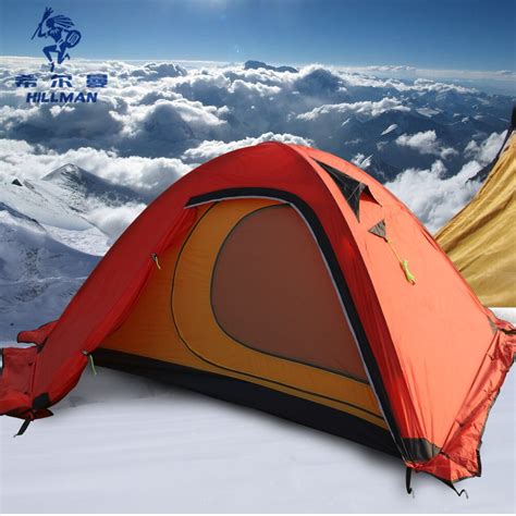 Hillman 2 Person Ultralight Silicon 2 Layer Aluminum Rod Hiking Travel