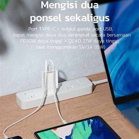 Jual Hot Kivee Kepala Charger Iphone Fast Charging W Macaron Charger Type C Micro Usb Viral