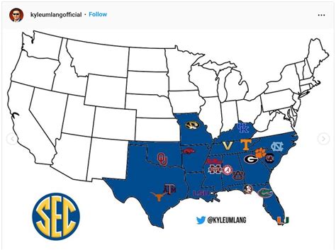 Sec Conference Map