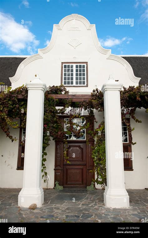 Cape Dutch Manor House Meerlust Wine Estate Near Stellenbosch South