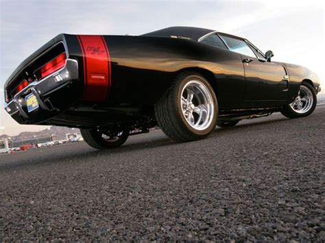 Dodge Charger RT 1969 Black - Muscle car