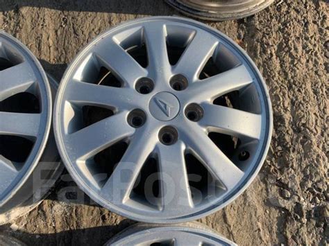 Литые диски на 15, Daihatsu, 15", 1 шт, 5x114.3, 4 шт, б/у, в наличии ...