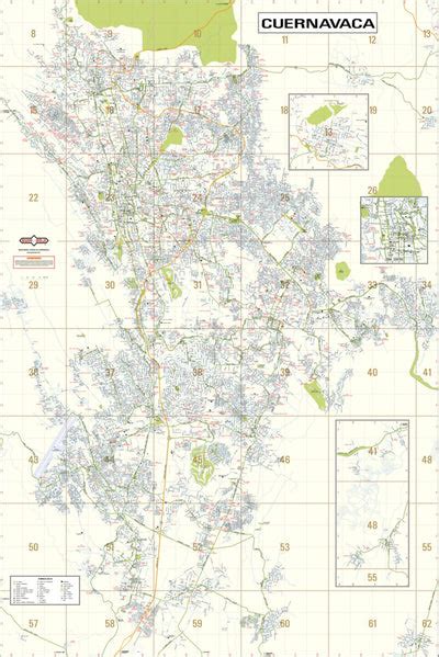 Guia Roji Calles Ciudad De Cuernavaca Zona Urbana Map By Guia Roji