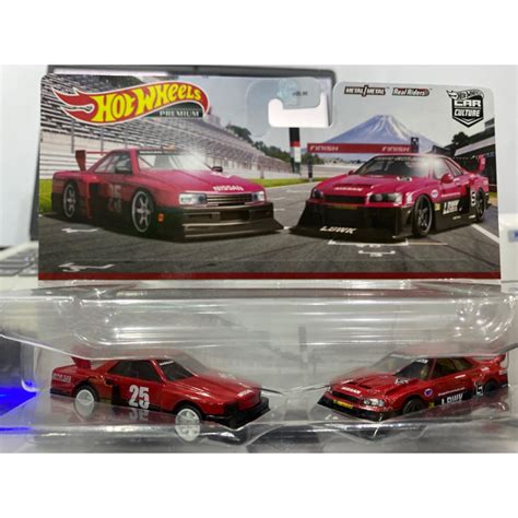 Hot Wheels Premium Car Culture Twin Pack Nissan Skyline Silhouette Lb Er Super Silhoutte