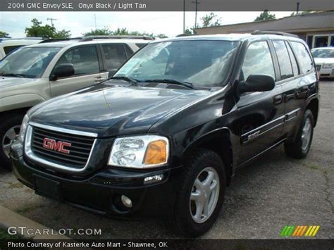 Onyx Black 2004 Gmc Envoy Sle Light Tan Interior