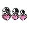 Amazon Pcs Set Luxury Metal Butt Toys Heart Shaped Anal Trainer Jewel Butt Plug Kit S M