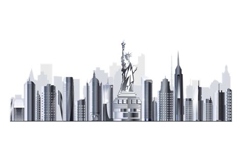 Collection Of New York City Png Black And White Pluspng Images