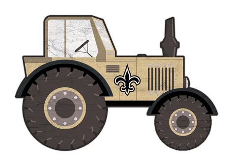 New Orleans Saints 12 Tractor Cutout Sign Sports Unlimited