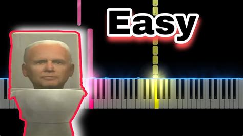 America Dafuqboom Skibidi Toilet Easy Piano Tutorial Youtube