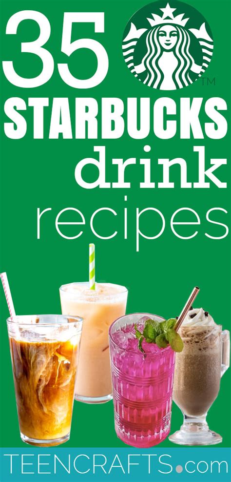 Diy Starbucks Drink Recipes Copycat Coffee Frappucino Latte Coolers