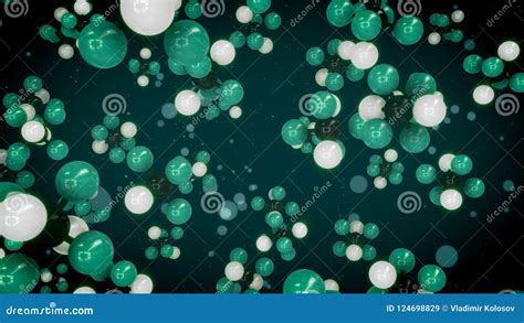 Geometrical Colorful Molecular Structures Stock Illustration ... 