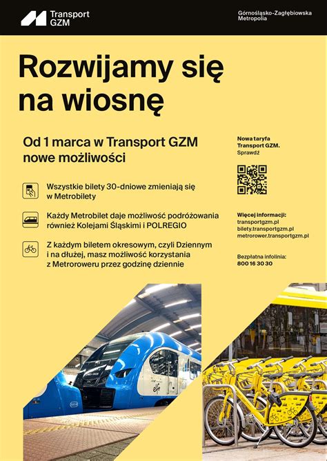 Gzm Zmiany W Metrobiletach Wsp Lny Bilet Na Kolej Transport Publiczny