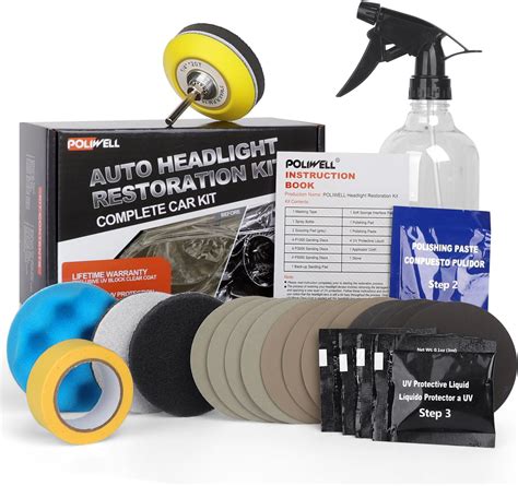 3m Headlight Restoration Kit Medium Duty 2 Pack Easy Car