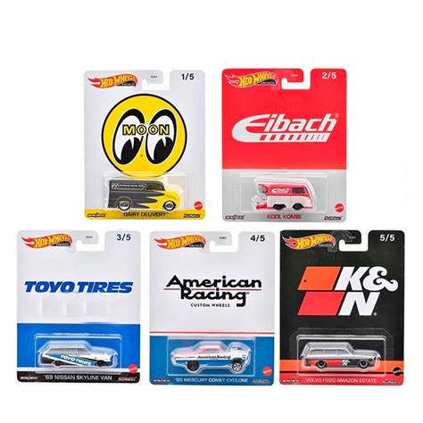 Set Miniaturas Hot Wheels Premium Pop Culture V Counting Minis