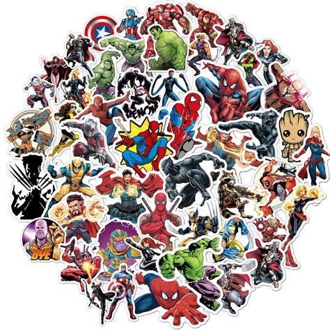 Buy Superhero Avengers Stickers For Teens Comic Legends Stickers With