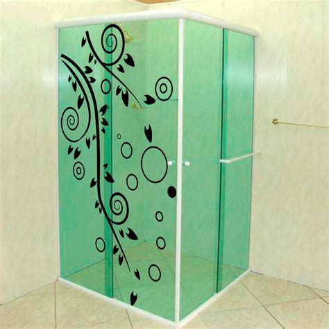 Adesivo Em Box De Banheiro