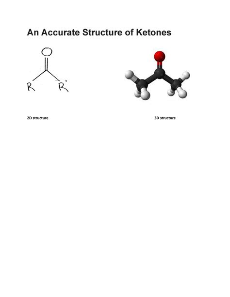 accurate structure  ketones physical  chemical properties