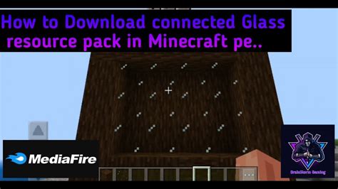 How To Download Connected Glass Resource Pack In Minecraft Pe 1 19 Brainstorm Gaming 🔥⚡