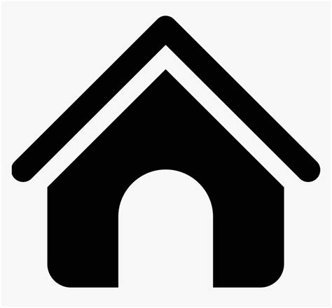 House Symbol Png - Black House Icon Png, Transparent Png , Transparent ...