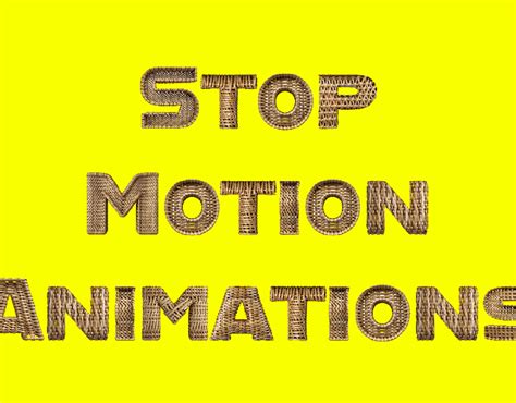 Stop Motion Animations Behance