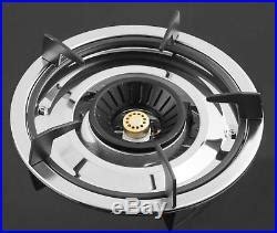 Nj Ngb S Gas Stove Burners Cooker Black Glass Hob Indoor Caravan