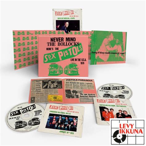 Sex Pistols Live In The Usa Cd Punk Levyikkuna