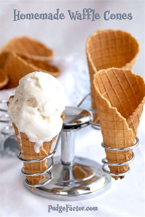 Homemade Waffle Cones Recipe Homemade Waffles Homemade Ice Cream