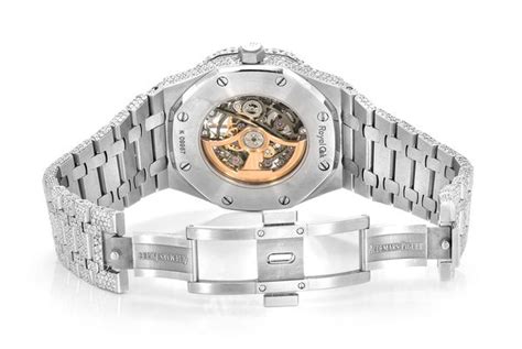 Icebox Audemars Piguet Royal Oak Skeleton 41MM Steel Fully Iced Out